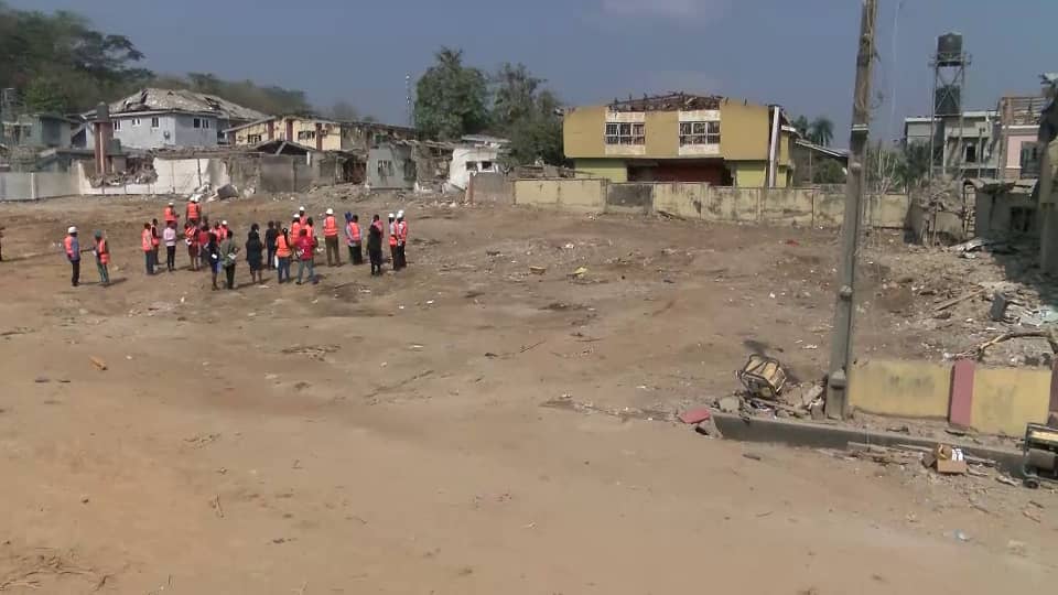 UPDATE PHOTOS: Ibadan Explosion site ground zero now leveled To flat land