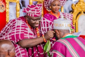 PHOTOS as President’s son, Seyi Tinubu becomes Okanlomo of Yorubaland