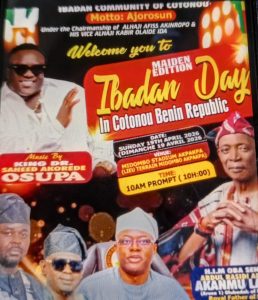 Ibadan Community of Cotonou to Confer Award on Pensioners FM GM 