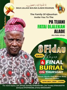 PHOTOS: Ibadan Witnesses Outpouring of Grief, Tribute as Instantnews Publisher, Felix Laid Father to Rest 
