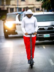 PHOTOS: Olu of Warri rides scooter to inspect 5th coronation anniversary preparations
