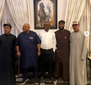 PHOTOS: ‘I won, beat you guys,’ Davido tells Wike in playful exchange