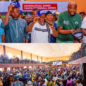 Oyo APC deputy governorship candidate, Adedeji welcomed by massive crowd in Saki, Ogbomoso