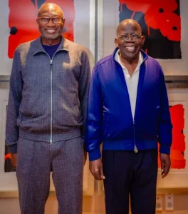 Tinubu, Otedola meet at private dinner in France