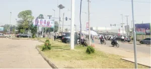 Security operatives guard Tinubu’s billboards ahead campaign launch